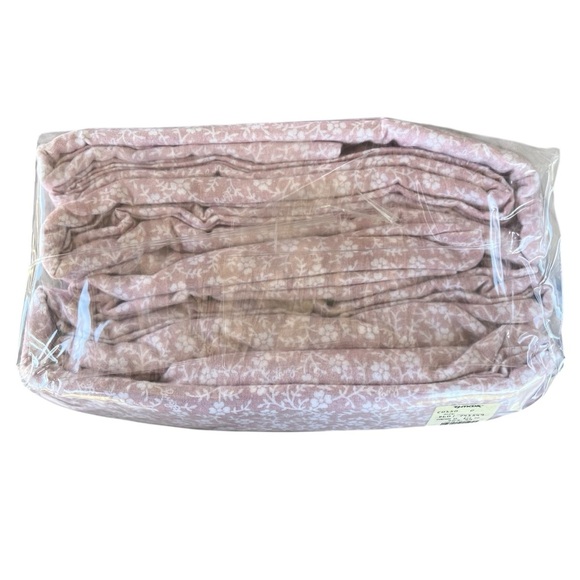 Y2K Lanz of Salzburg California King Flannel Sheet Set Pink Floral NEW Portugal - Picture 8 of 8